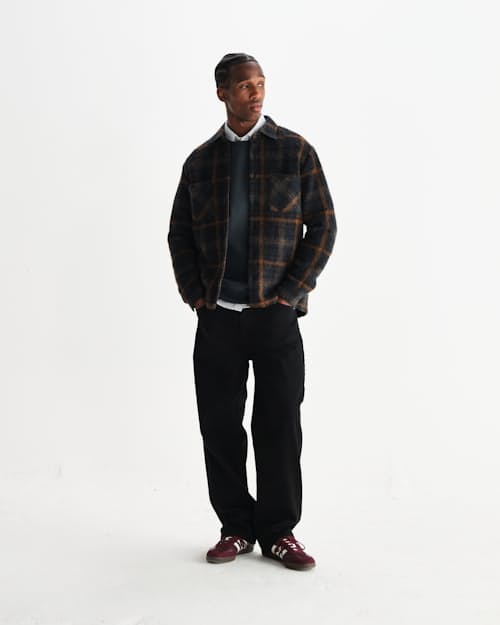 on model image of Whiting Overshirt