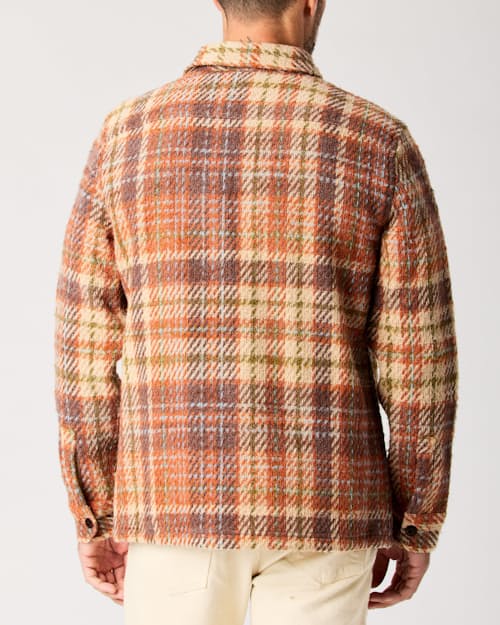 lifestyle image of Cabin Flannel Overshirt