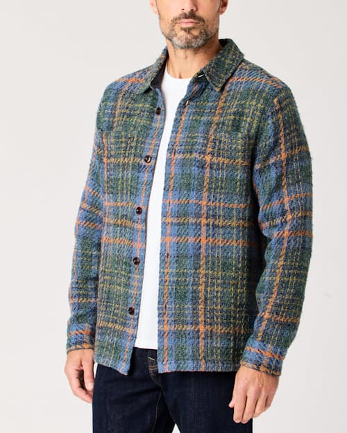 lifestyle image of Cabin Flannel Overshirt