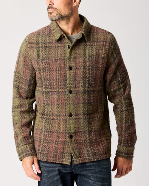 lifestyle image of Cabin Flannel Overshirt