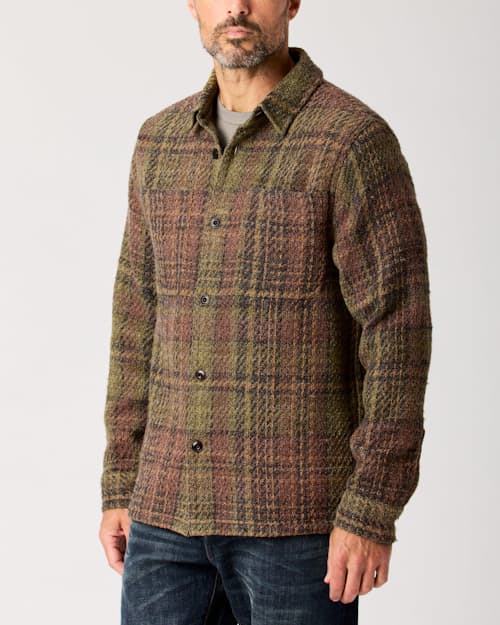 lifestyle image of Cabin Flannel Overshirt