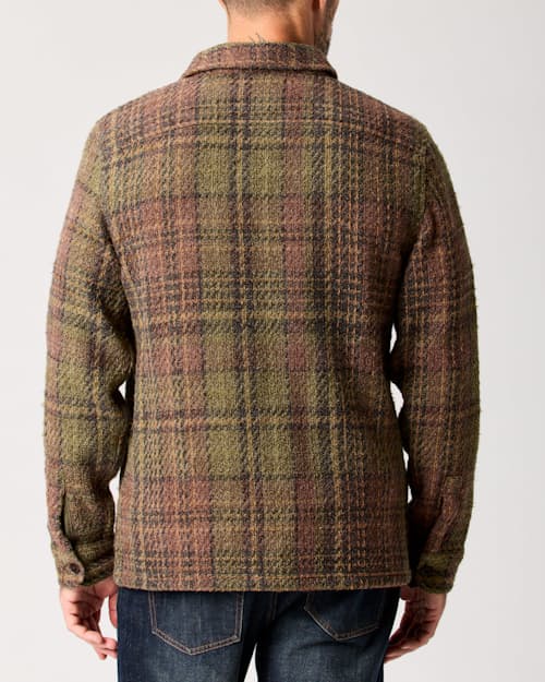 lifestyle image of Cabin Flannel Overshirt