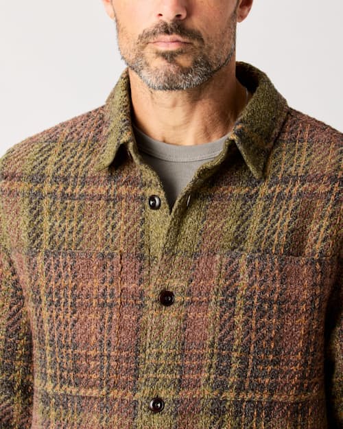 lifestyle image of Cabin Flannel Overshirt