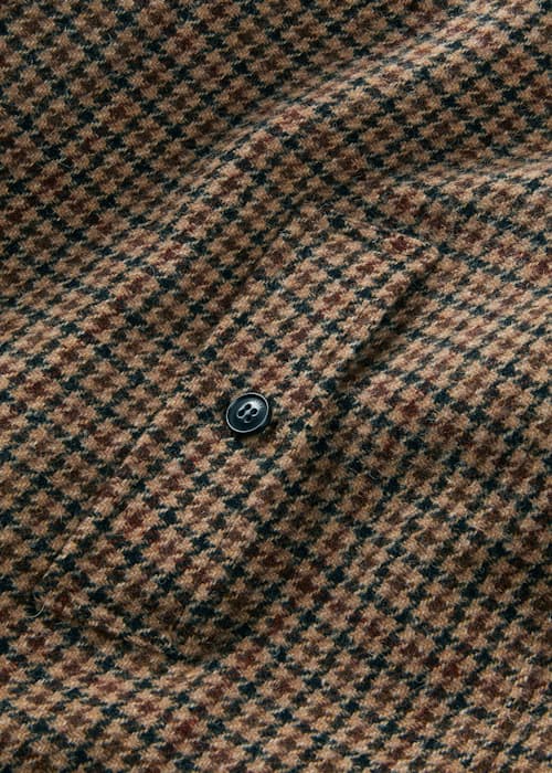 lifestyle image of Harris Tweed Mac Overcoat