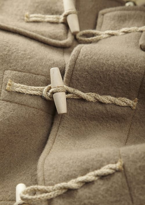 laydown detail image of Mid Monty Coat