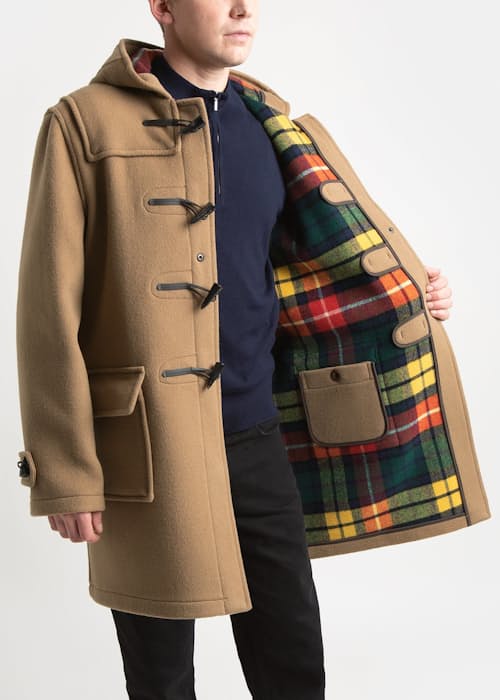 on model image of Morris Duffle Coat