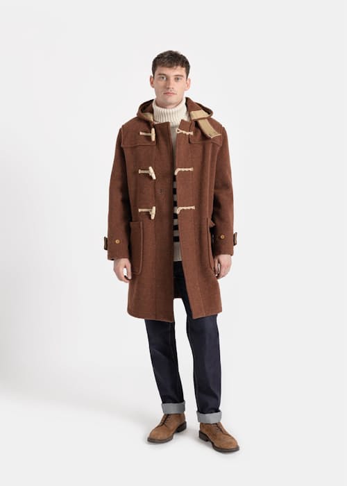 on model image of Original Monty Duffle Coat