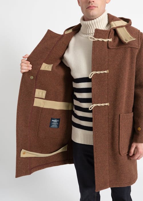 on model image of Original Monty Duffle Coat