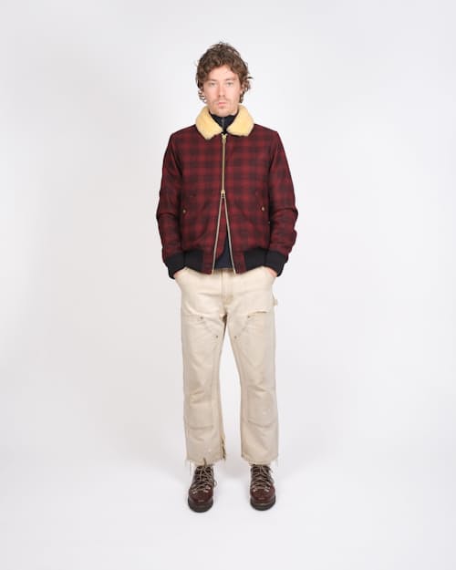on model image of Flyer's Club Jacket