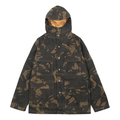 laydown image of Heavy Duty Waxed Raincoat
