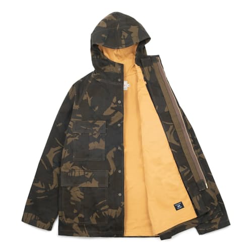 laydown image of Heavy Duty Waxed Raincoat