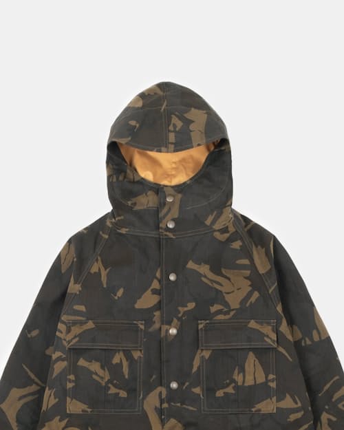 laydown detail image of Heavy Duty Waxed Raincoat