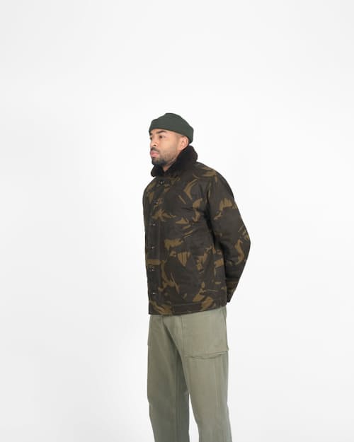on model image of N-1 Deck Jacket