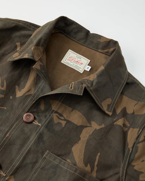 laydown detail image of Woven Chore Coat