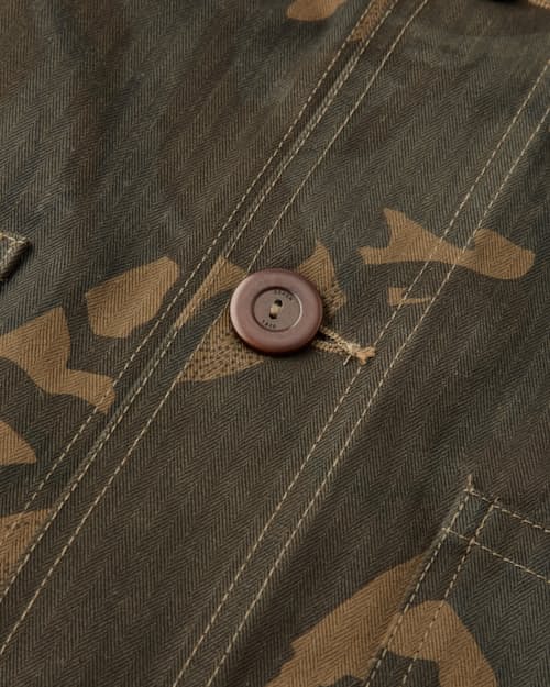 laydown detail image of Woven Chore Coat