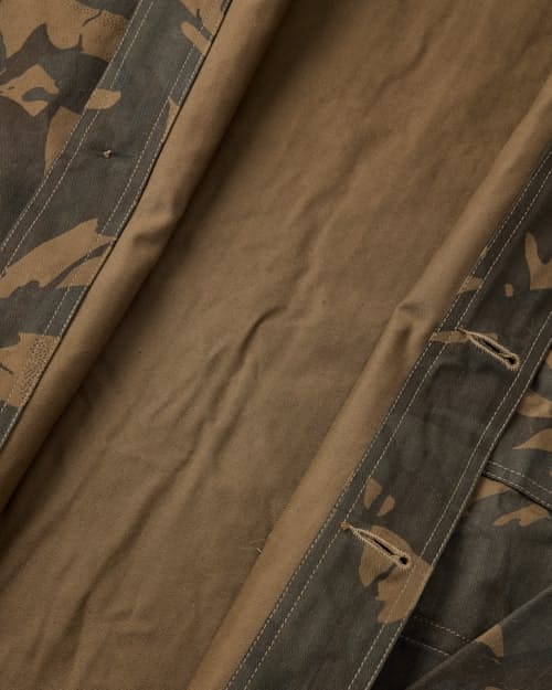 laydown detail image of Woven Chore Coat
