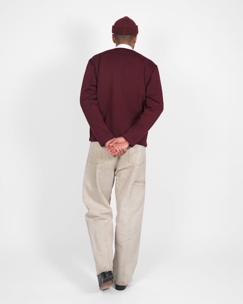 on model image of Slouchy Cardigan