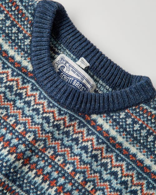 laydown detail image of Fair Isle Crewneck Sweater
