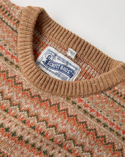 laydown detail image of Fair Isle Crewneck Sweater