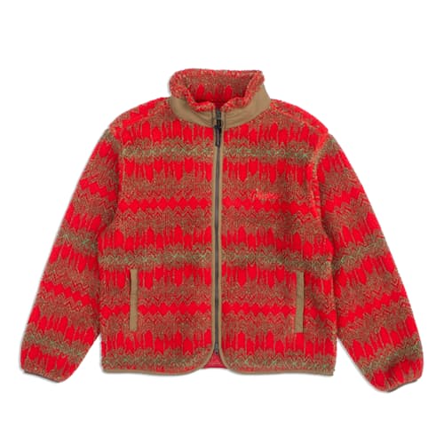 laydown image of Full Zip Jacquard Fleece