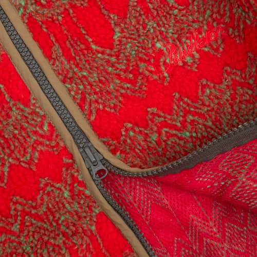 laydown detail image of Full Zip Jacquard Fleece