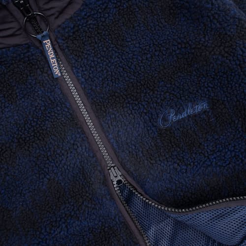 laydown detail image of Full Zip Jacquard Fleece