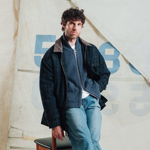 on model image of Hunting Jacket