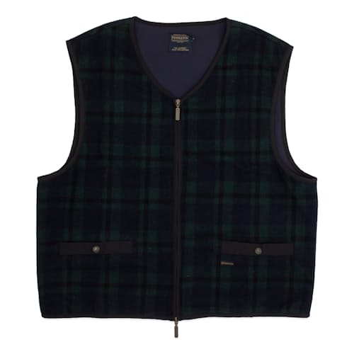 laydown image of Simple Zip Vest