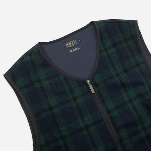 laydown detail image of Simple Zip Vest