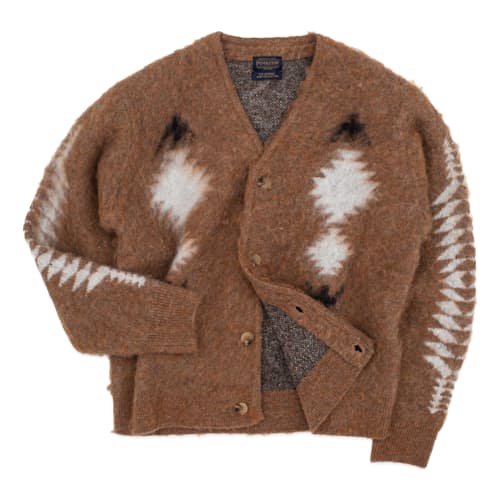laydown image of Mohair Cardigan