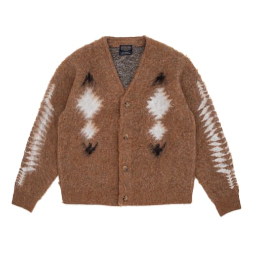 laydown image of Mohair Cardigan
