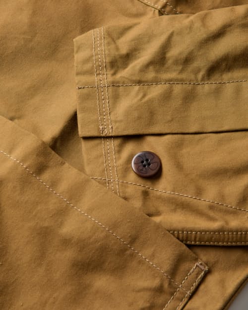 laydown detail image of Journey Wax Jacket