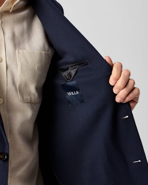 on model image of Knitted Sportcoat