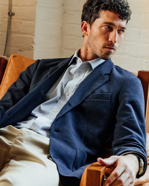 lifestyle image of Knitted Sportcoat