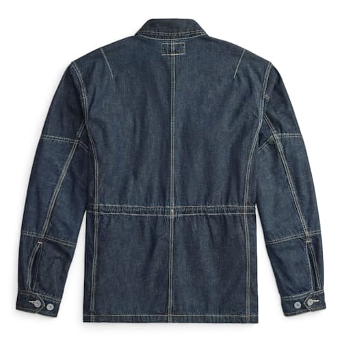laydown image of Bannerman Japanese Denim Jacket