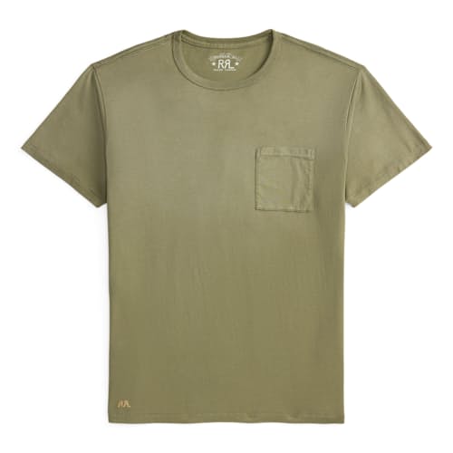 laydown image of Cotton Jersey Tube Pocket T-Shirt
