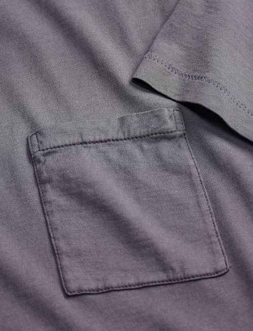 laydown detail image of Cotton Jersey Tube Pocket T-Shirt