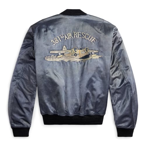 laydown image of Ridgewell Satin Tour Jacket