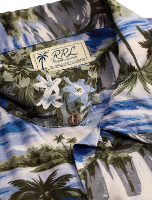 laydown detail image of Short Sleeve Camp Shirt