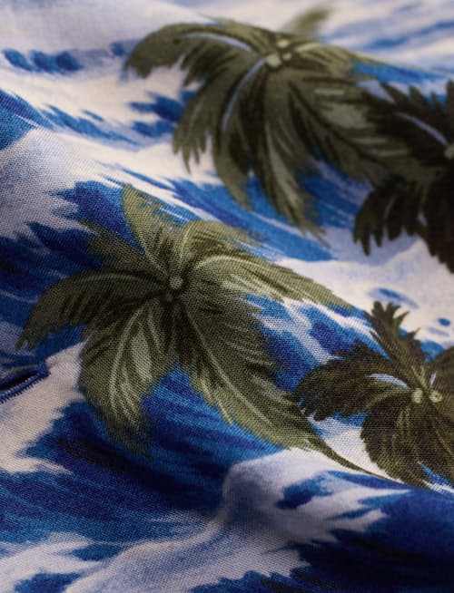 laydown detail image of Short Sleeve Camp Shirt