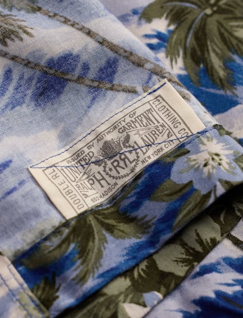 laydown detail image of Short Sleeve Camp Shirt