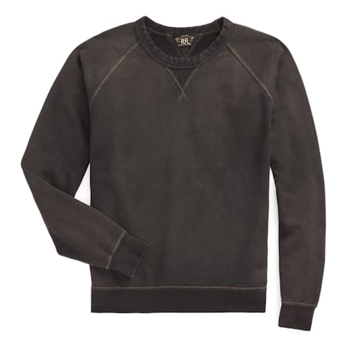 laydown image of Terry Raglan Crewneck