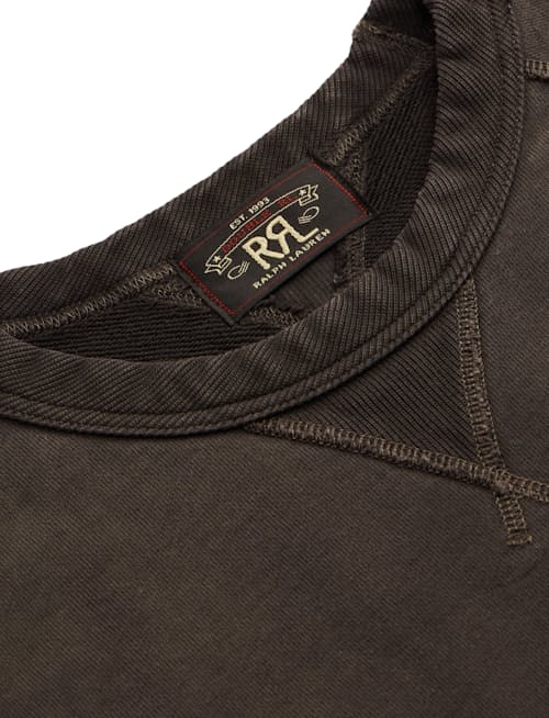 laydown detail image of Terry Raglan Crewneck