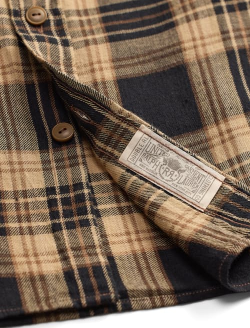 laydown detail image of Greyson Cotton Linen Workshirt