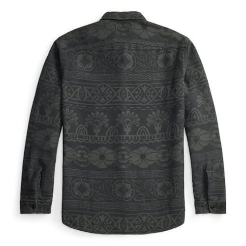 laydown image of Greyson Wool Workshirt