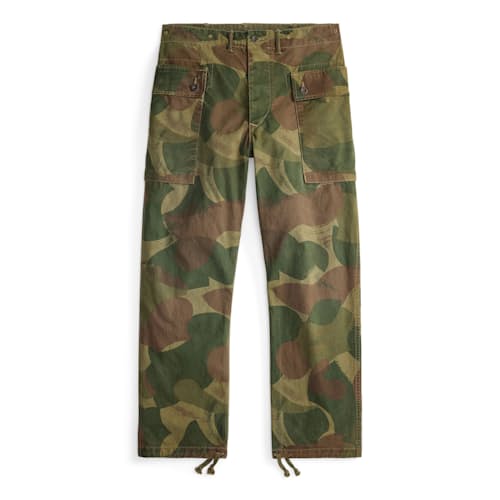 laydown image of Cotton Poplin Cargo Pant