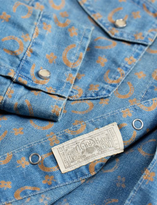 laydown detail image of Roebucks Western Shirt