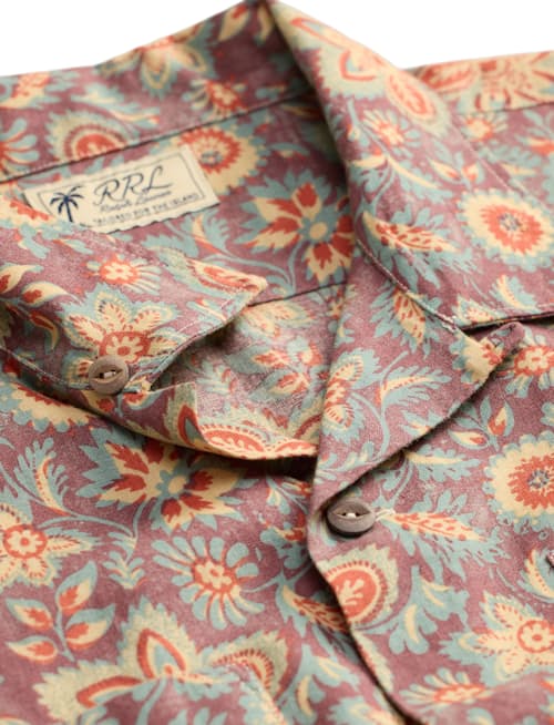 laydown detail image of Short Sleeve Camp Shirt
