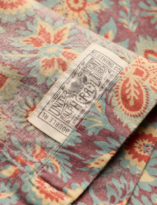 laydown detail image of Short Sleeve Camp Shirt