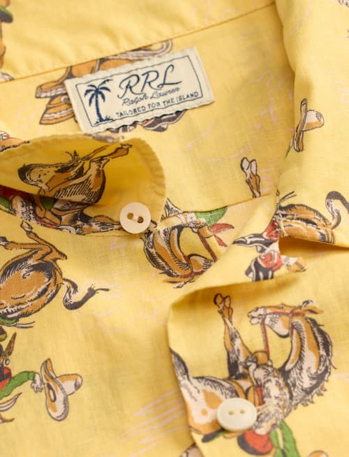 laydown detail image of Short Sleeve Camp Shirt